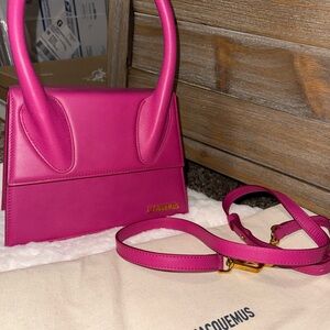 Jacquemus Bold Pink Mini Bag
